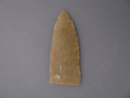 Projectile point tip and mid-section, possible Eden