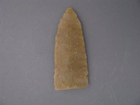 Projectile point  tip and mid-section, possible Eden