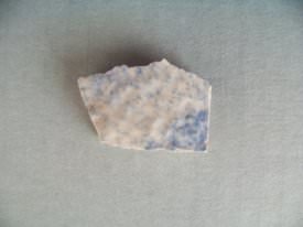 Ceramic shard; blue/white glaze