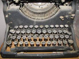 Typewriter Keys Detail