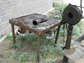 Forge Table and Blower