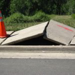 high class sidewalk crack for repair priority