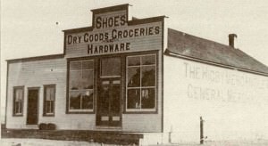 Greenland Town Site Shoes and Dry Goods Groceries Hardware store