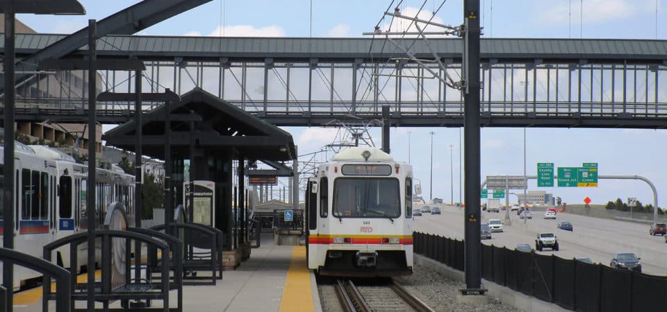 Picture of light rail station