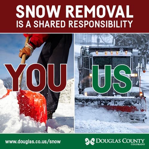Snow removal is a shared responsibility - you and Us