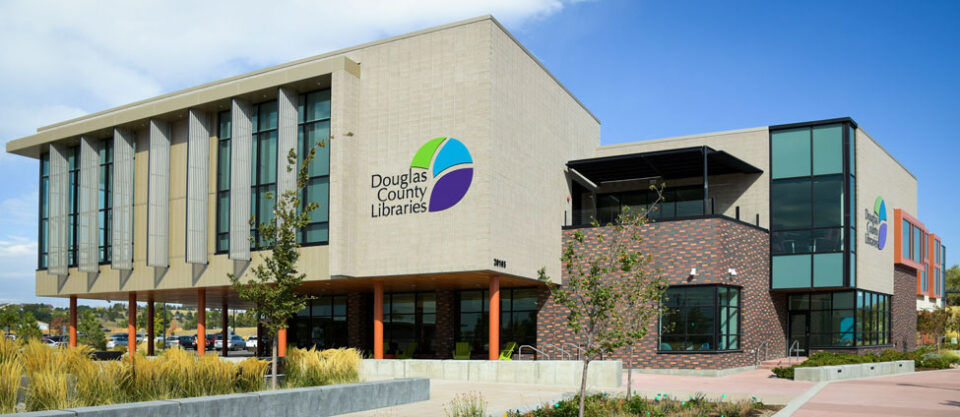 Exterior of Parker Library building